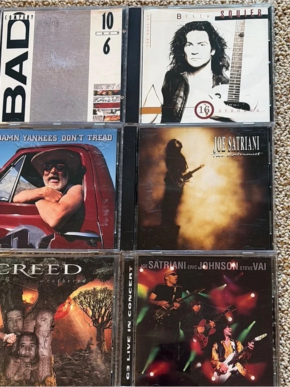 Various Rock & Guitar CDs - Multi-Artist Collection - Black